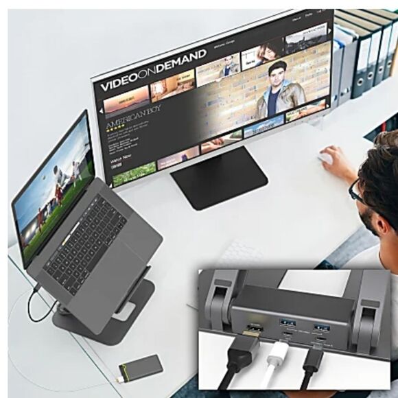 J5 Create Multi-Angle 4K Docking Stand - Picture 5 of 9